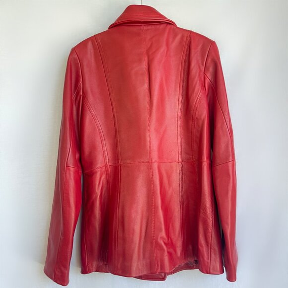 JONES NEW YORK Leather Jacket - Picture 2 of 9